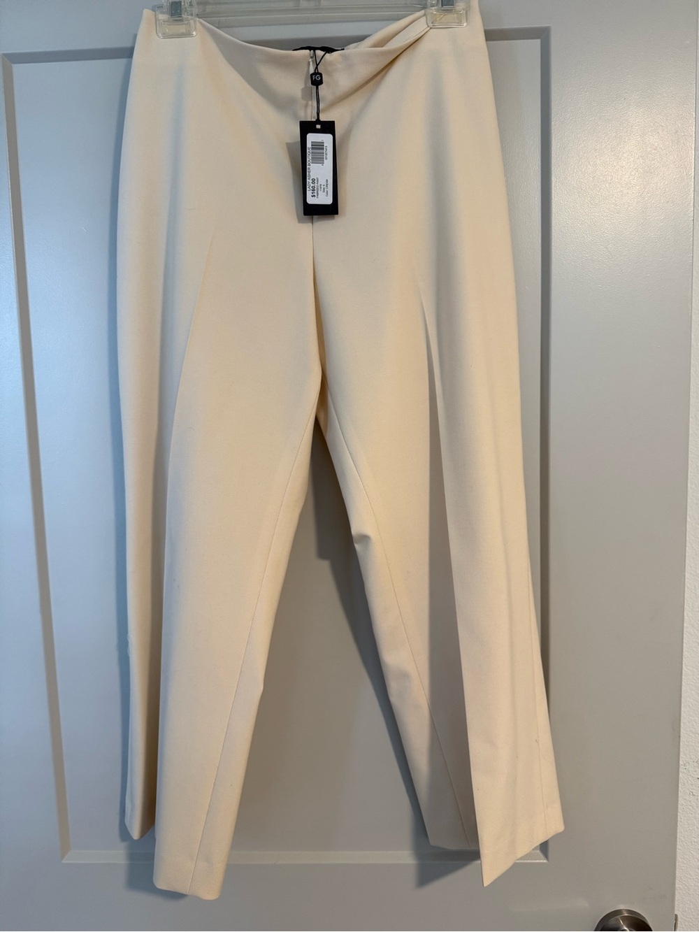 Cream Women's Tailored Stretch Pants